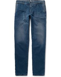 Pantalon bleu Incotex