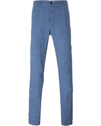 Pantalon bleu Massimo Alba