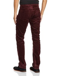 Pantalon bordeaux Wrangler