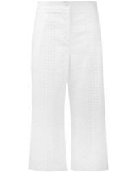 Pantalon brodé blanc Blugirl