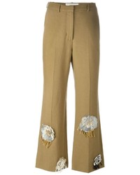 Pantalon brodé marron clair Ports 1961