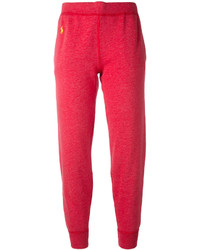 Pantalon brodé rouge Polo Ralph Lauren