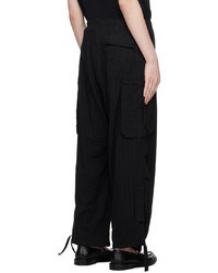 Pantalon cargo à rayures verticales noir SASQUATCHfabrix.