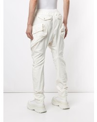 Pantalon cargo blanc Julius