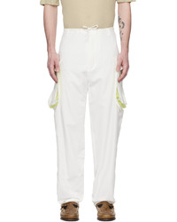 Pantalon cargo blanc Magliano