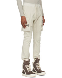 Pantalon cargo blanc Rick Owens