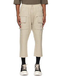 Pantalon cargo blanc Rick Owens DRKSHDW
