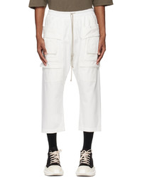Pantalon cargo blanc Rick Owens DRKSHDW