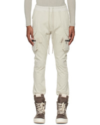 Pantalon cargo blanc Rick Owens