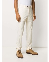 Pantalon cargo blanc Brunello Cucinelli