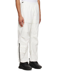 Pantalon cargo blanc Burberry