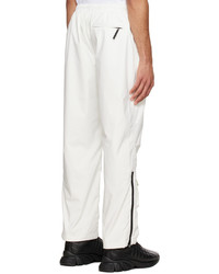 Pantalon cargo blanc Burberry