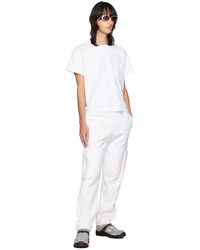 Pantalon cargo blanc Carson Wach