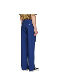 Pantalon cargo bleu marine Sies Marjan