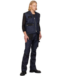 Pantalon cargo bleu marine ADYAR