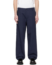 Pantalon cargo bleu marine Kenzo