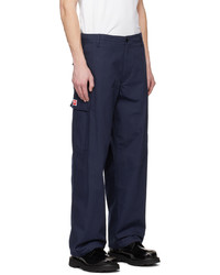 Pantalon cargo bleu marine Kenzo