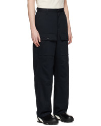 Pantalon cargo bleu marine The Frankie Shop