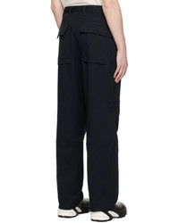 Pantalon cargo bleu marine The Frankie Shop