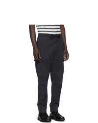 Pantalon cargo bleu marine Officine Generale