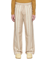 Pantalon cargo brodé beige Tommy Jeans