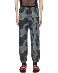 Pantalon cargo camouflage gris foncé Undercover