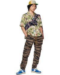 Pantalon cargo camouflage marron Rhude