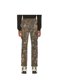 Pantalon cargo camouflage marron John Elliott