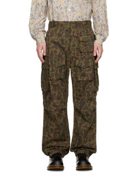 Pantalon cargo camouflage olive Engineered Garments
