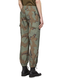 Pantalon cargo camouflage olive Undercover