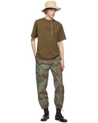 Pantalon cargo camouflage olive Undercover