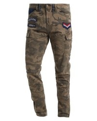 Pantalon cargo camouflage olive Kaporal