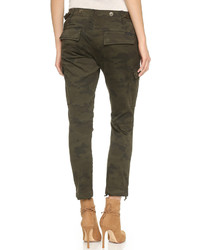Pantalon cargo camouflage olive Hudson