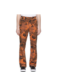 Pantalon cargo camouflage orange McQ Alexander McQueen