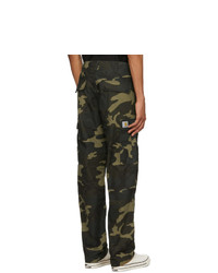 Pantalon cargo camouflage vert foncé CARHARTT WORK IN PROGRESS