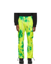 Pantalon cargo chartreuse