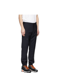 Pantalon cargo en laine bleu marine Ps By Paul Smith