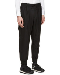 Pantalon cargo en laine noir Y-3