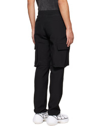 Pantalon cargo en laine noir Givenchy