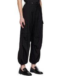 Pantalon cargo en laine noir Youth