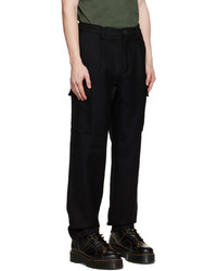 Pantalon cargo en laine noir Frame