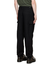 Pantalon cargo en laine noir Frame