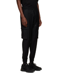 Pantalon cargo en laine noir Juun.J