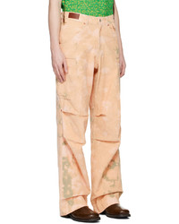 Pantalon cargo en velours côtelé beige Andersson Bell