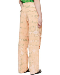 Pantalon cargo en velours côtelé beige Andersson Bell