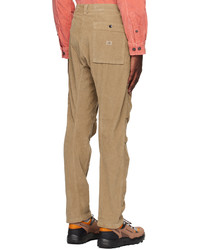 Pantalon cargo en velours côtelé marron clair C.P. Company