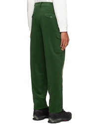 Pantalon cargo en velours côtelé vert foncé Descente Allterrain