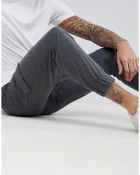 Pantalon cargo gris foncé