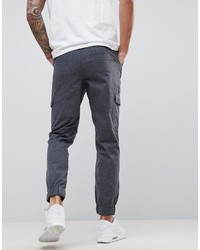 Pantalon cargo gris foncé