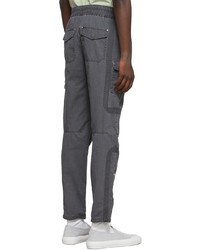 Pantalon cargo gris foncé John Elliott